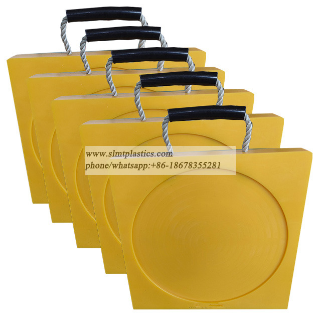 Mobile Crane Antislip Outrigger Pads Jacking Base Pad 