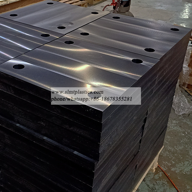 China Marine Fender Facing Pads for Harbor UHMWPE Fender Pads Frontal Pads