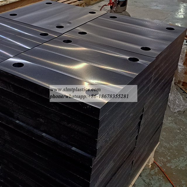 China Marine Fender Facing Pads for Harbor UHMWPE Fender Pads Frontal Pads