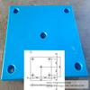 China Manufacture UHMW PE Pad Blue Pads Fender Face Plate