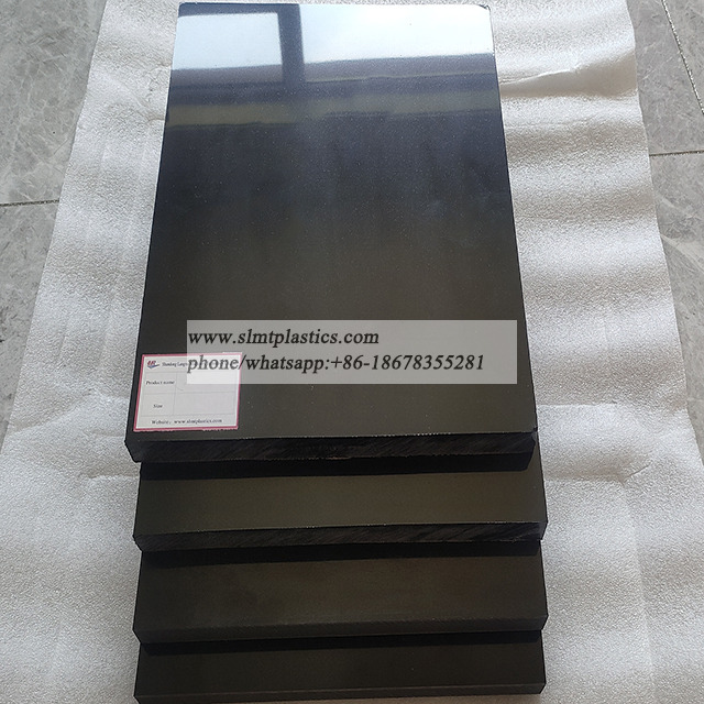 Material PE500 Virgin Black Color HDPE Sheet PE Board