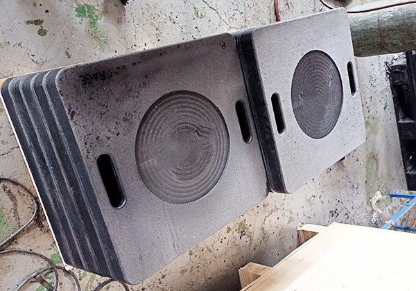 Stabilizer Pads Cribbing Blocks for Knuckle Boom Cranes