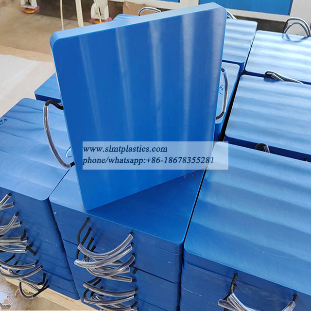 Multicolor Uhmwpe Polyethylene Composite Polymer Crane Outrigger Pads