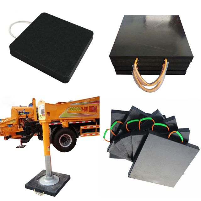 Plastic Stablizers Mats Anti-Slip Portable Outrigger Pads for Crane Truck