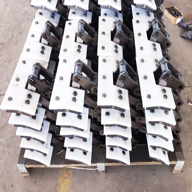 Production Sludge Dewatering Equipment Polyethylene Scraper