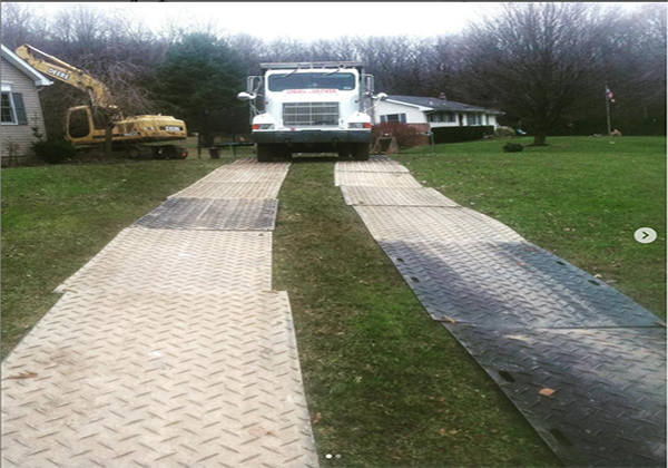 composite ground protection road plates beach mats