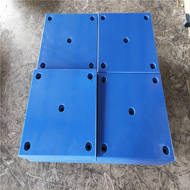 UHMW-PE Sliding Plates / UHMWPE Plastic Marine Fender Front Pad