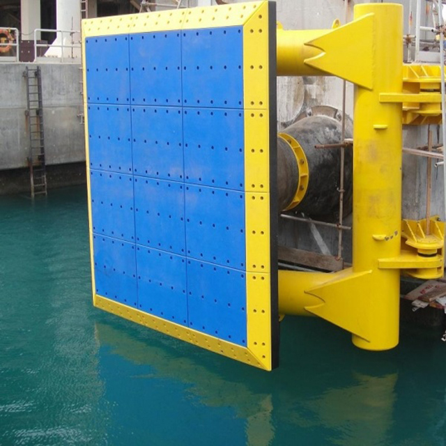 Blue Yellow Marine Rubber Dock Fender Panels