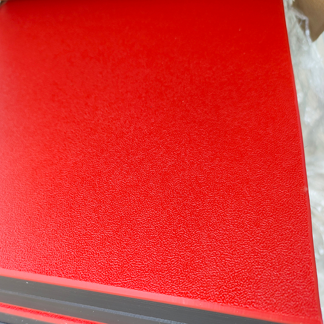 Red Black Red HDPE Layered Sheet Plastic PEHD Board for Playground