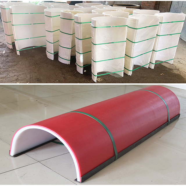 Double Color Plastic Screw Conveyor Liner PE Spiral Liner UHMWPE Liner