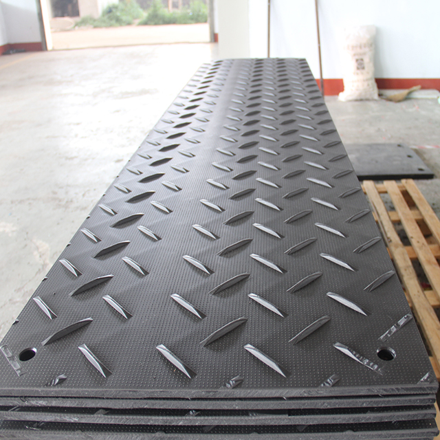Ground Protection Black12 Mats Kit 1/2 Inch X 3x8 Ft HDPE Plate
