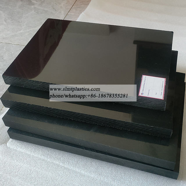 Material PE500 Virgin Black Color HDPE Sheet PE Board