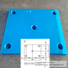 China Manufacture UHMW PE Pad Blue Pads Fender Face Plate