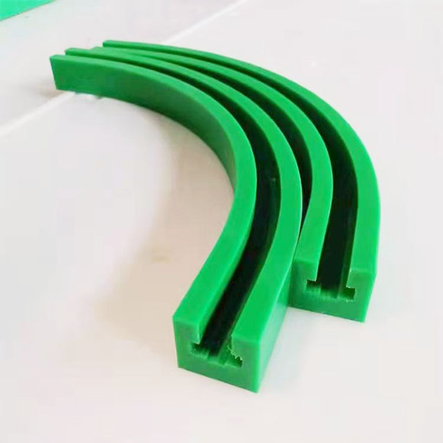 PE Conveyor Guide Rail UHMW Curved Track Hdpe Slide Track