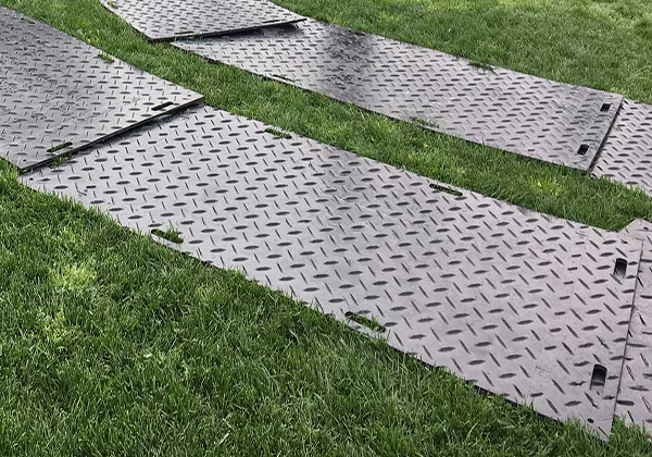 hdpe polyethylene temporary road way mats