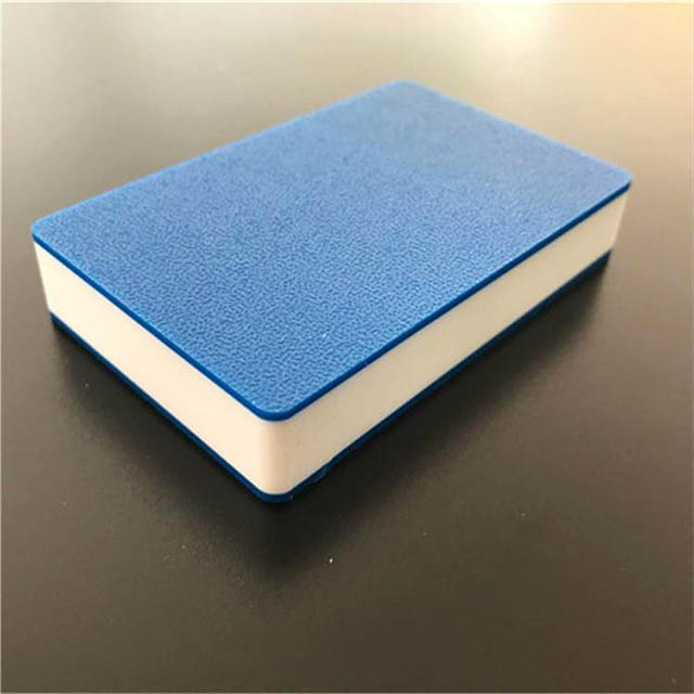 Leather Grain Plastic Plate / Hdpe Two-color Sandwich Panel