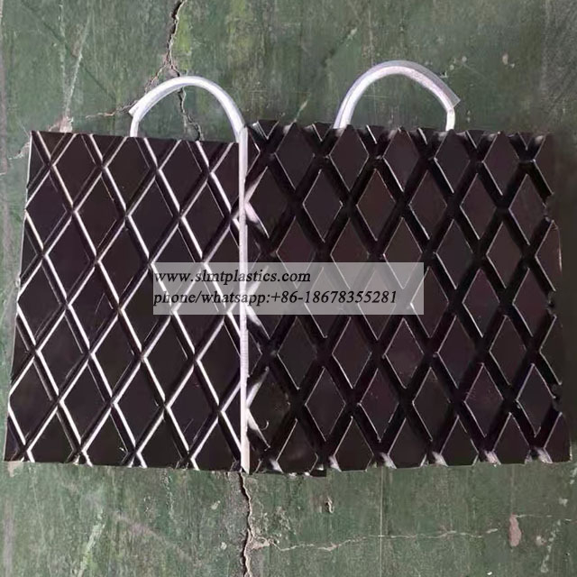 Polyethylene Crane Outrigger Pads UHMW PE Outrigger Pad Crane Stabiliser Pad