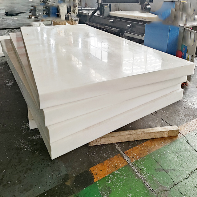 100mm Thickness Natural White UHMWPE Sheet PE1000 Board