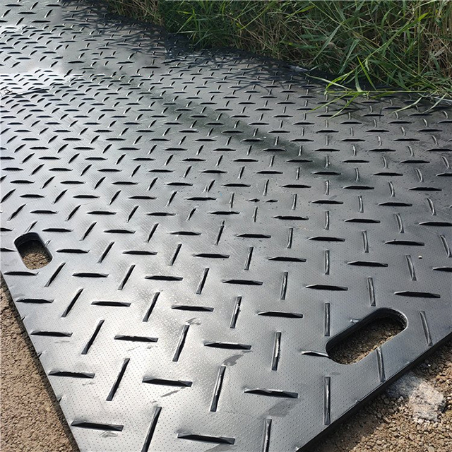 Antislip Single-sided Pattern Construction Temporary Ground Protection Mats 