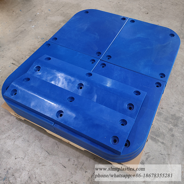 UHMW-PE Sliding Fender Marine Fender Face Pad Front Plate