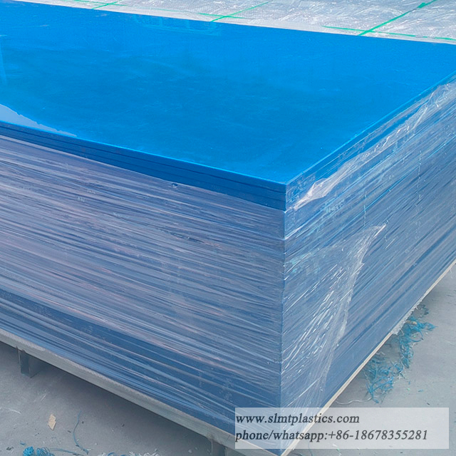 4x8 UHMWPE Blue Board Plastic PE1000 Sheets