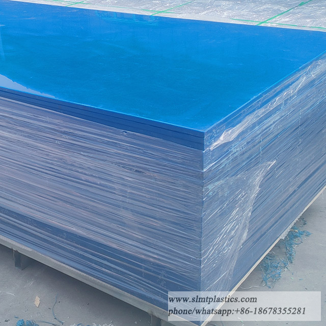 Blue Color Virgin New Material UHMWPE Sheets