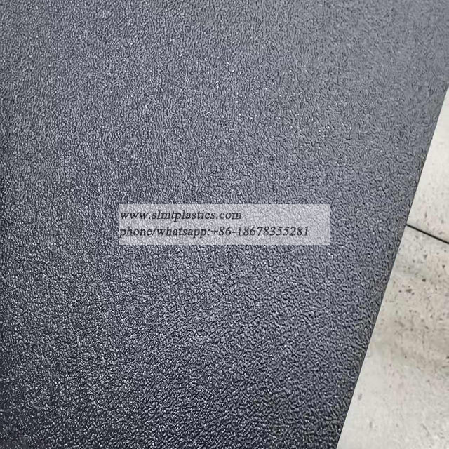 China HMW PE HDPE Black Sheets with Texture