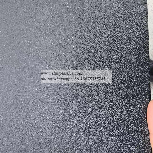 China HMW PE HDPE Black Sheets with Texture