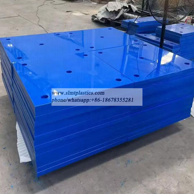 Blue Color 50mm Thickness UHMWPE Fender Pads