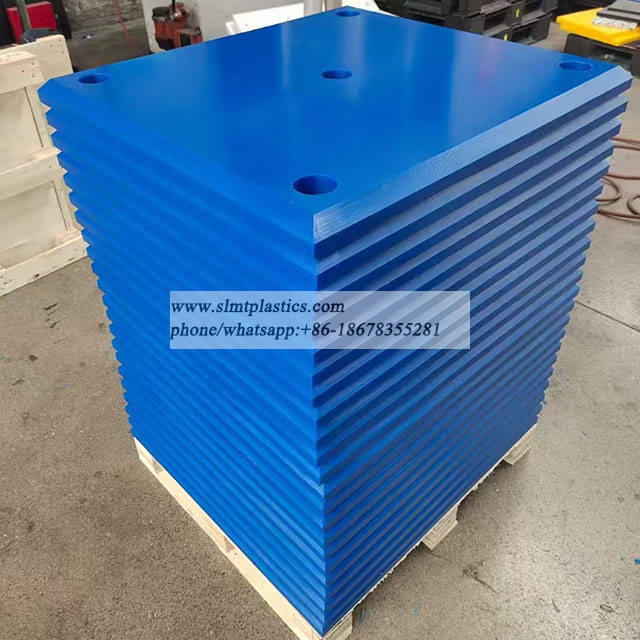Blue Color 50mm Thickness UHMWPE Fender Pads