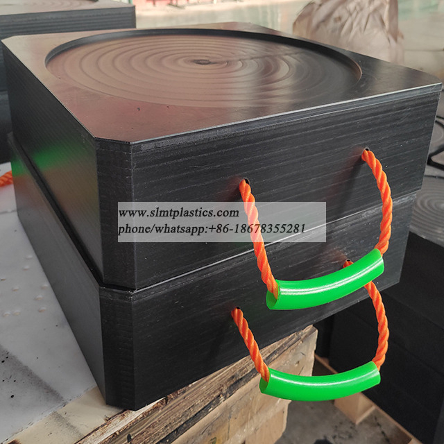 UHMWPE Heavy Duty Crane Outrigger Pads Jack Pad