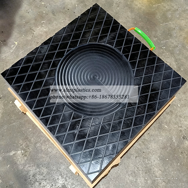 Recyclable UHMWPE Heavy Crane Outrigger Pads