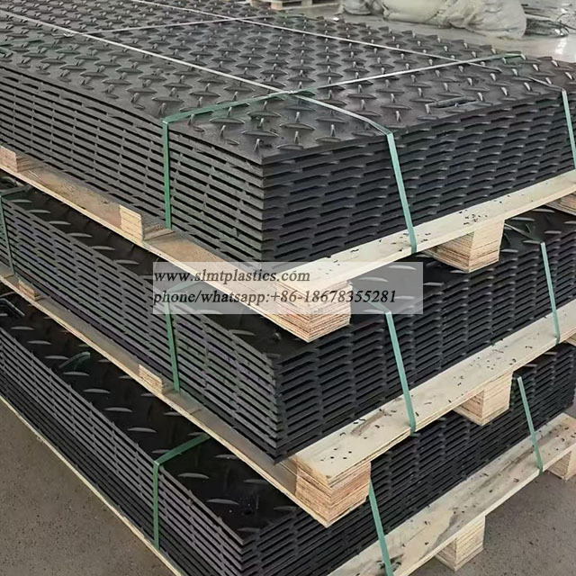 Black Heavy Euipment Mats Ground Protection Mats
