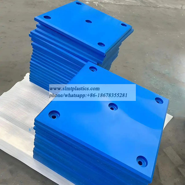 Blue Color 50mm Thickness UHMWPE Fender Pads