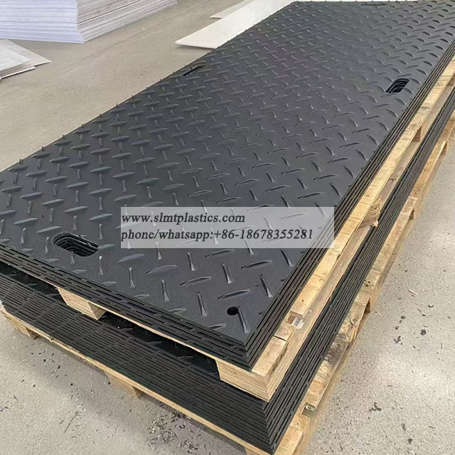 Black Heavy Euipment Mats Ground Protection Mats