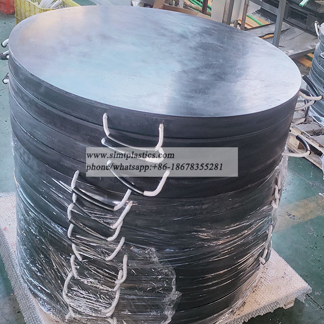 60mm Thk Round Crane Outrigger Pads