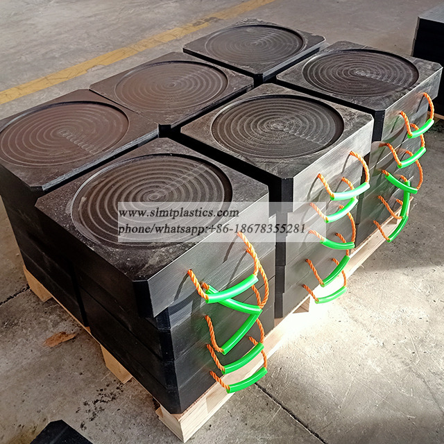 Customized UHMWPE Plastic Crane Outrigger Pads
