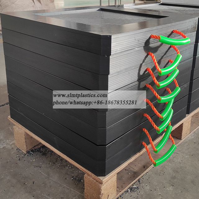 Customized UHMWPE Plastic Crane Outrigger Pads