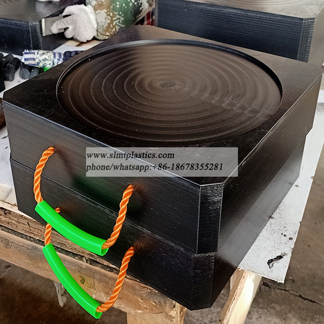 Customized UHMWPE Plastic Crane Outrigger Pads