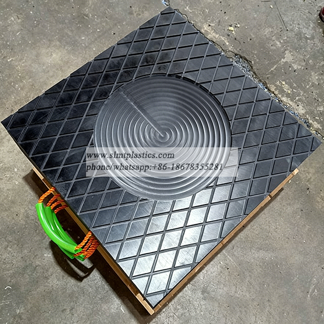 Recyclable UHMWPE Heavy Crane Outrigger Pads