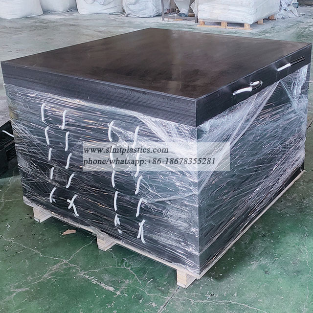 UHMWPE Concrete Pump Outrigger Pad Crane Pads