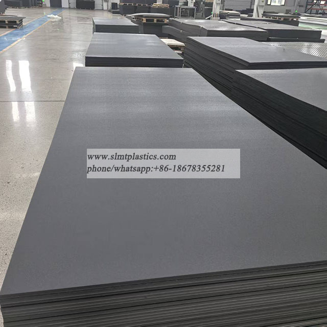 China HMW PE HDPE Black Sheets with Texture